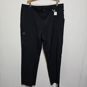 Cherokee Infinity Men’s Scrub Pants Black Cargo XL  Anti-Microbial